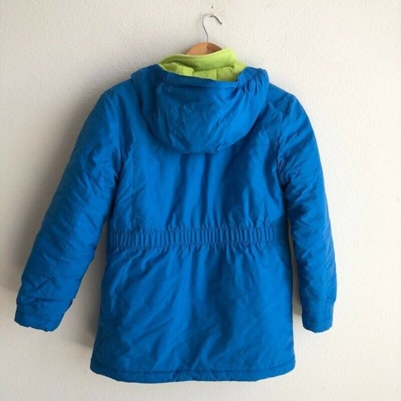 Lands End Jacket Hooded Blue Removable Liner M - Picture 2 of 12